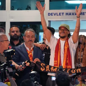 Leroy Sané bei seiner Ankunft in Istanbul