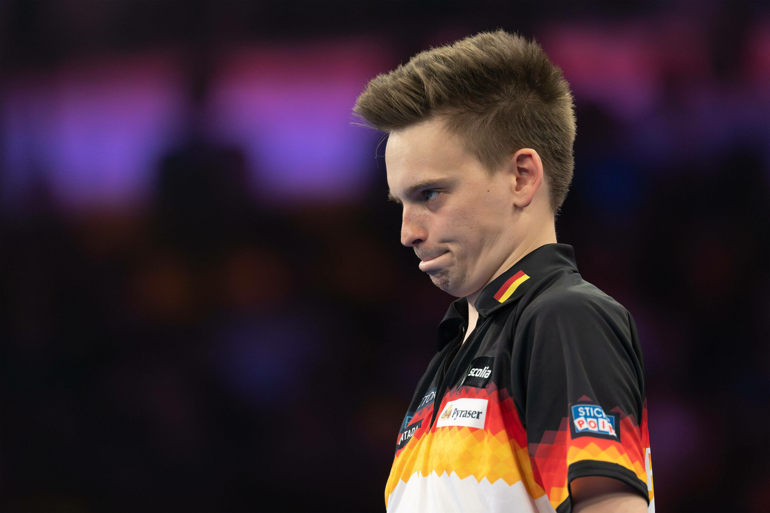 Ricardo Pietreczko zeigt sich im Halbfinale der Team-WM im Darts enttäuscht.