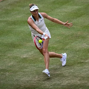 Tatjana Maria bei einem Tennis-Match