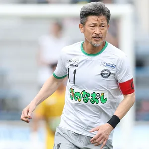Kazuyoshi Miura auf dem Spielfeld