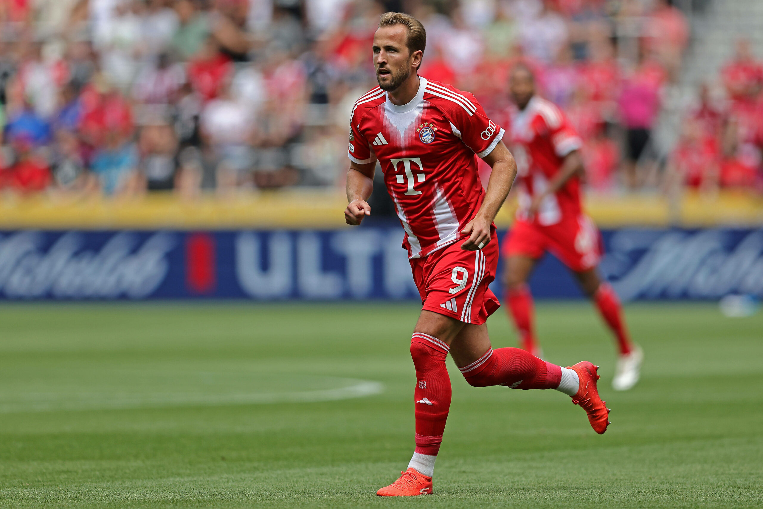 Harry Kane im Einsatz für Bayern München nach der Klub-WM