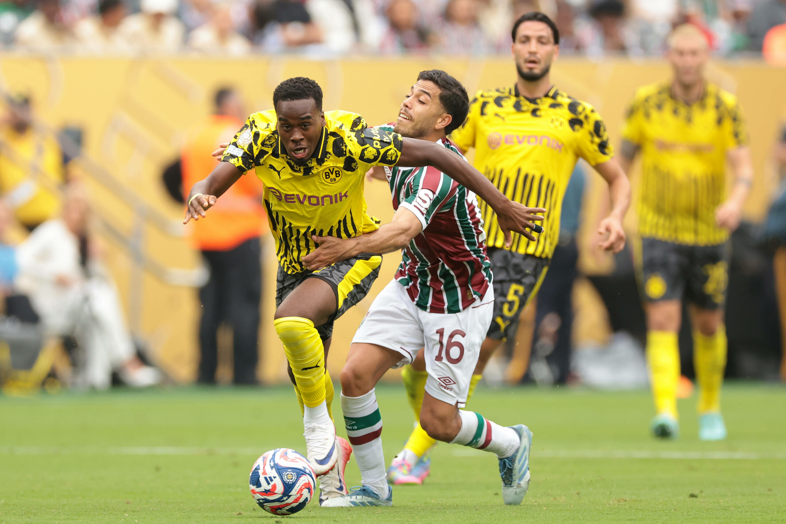 Jamie Gittens bei der Klub-WM im BVB-Trikot