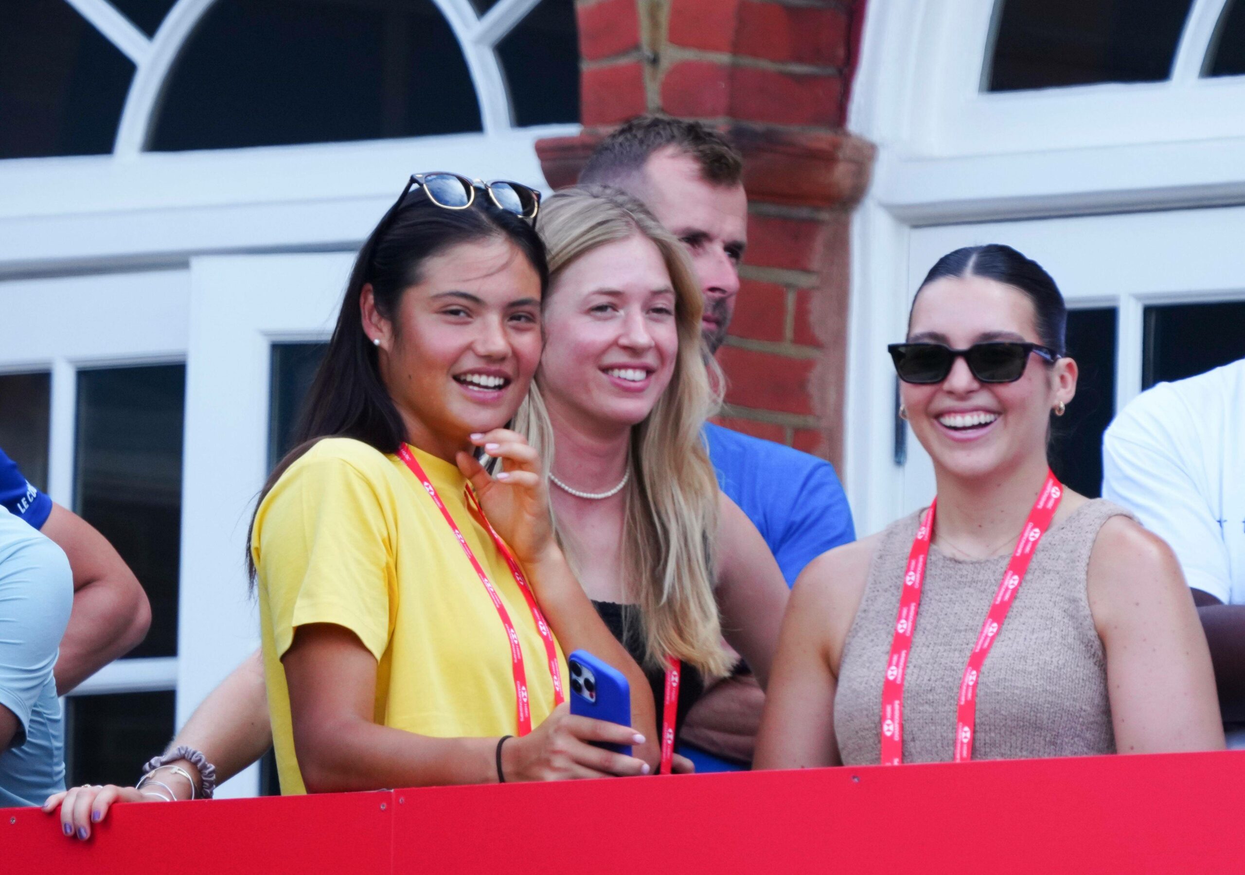 Emma Raducanu als Zuschauerin bei einem Match von Carlos Alcaraz in London