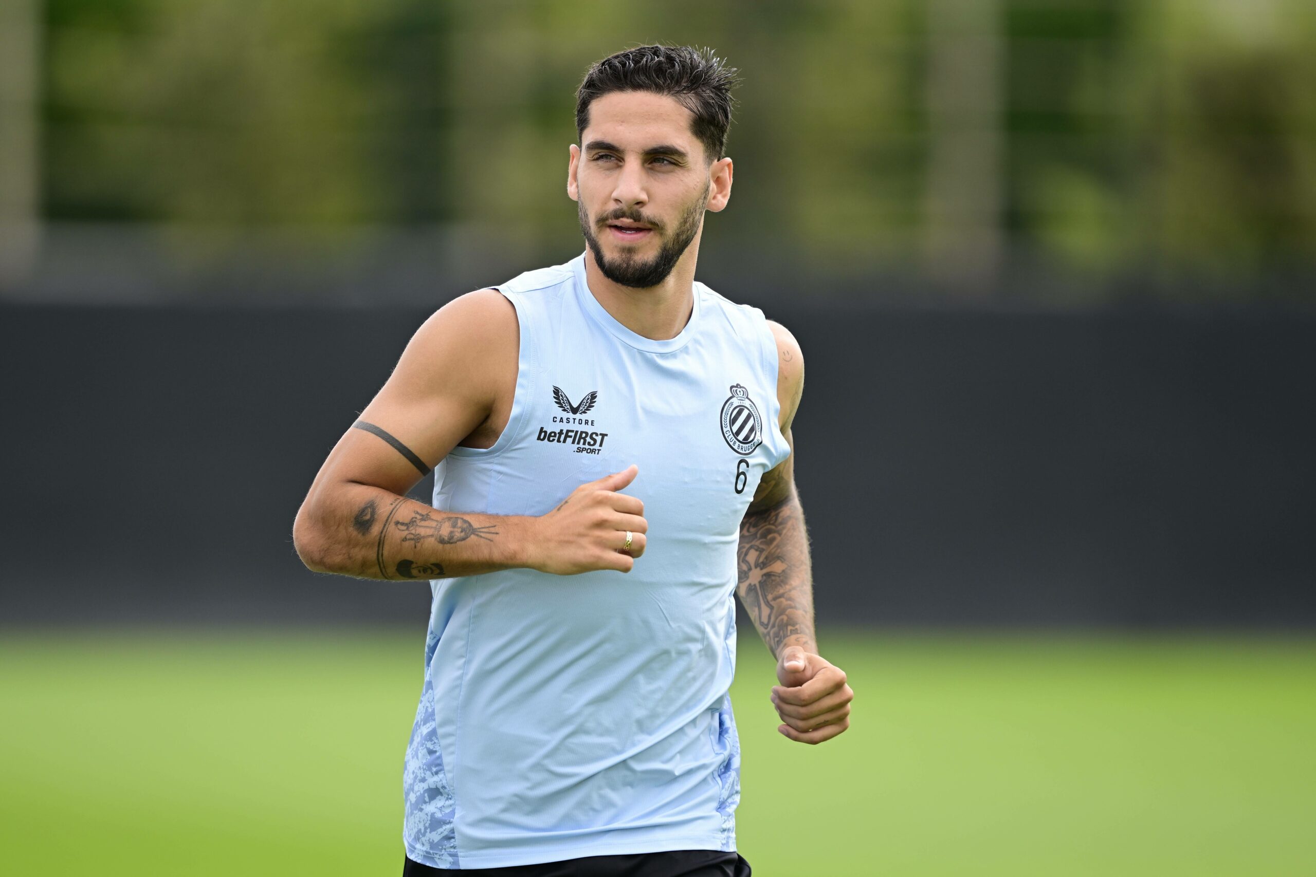 Ludovit Reis beim Training für den FC Brügge.