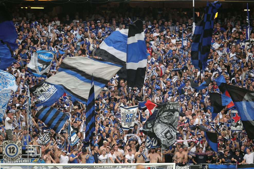 HSV-Fans auf der Nordtribüne
