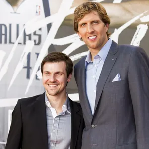 Timo Boll und Dirk Nowitzki
