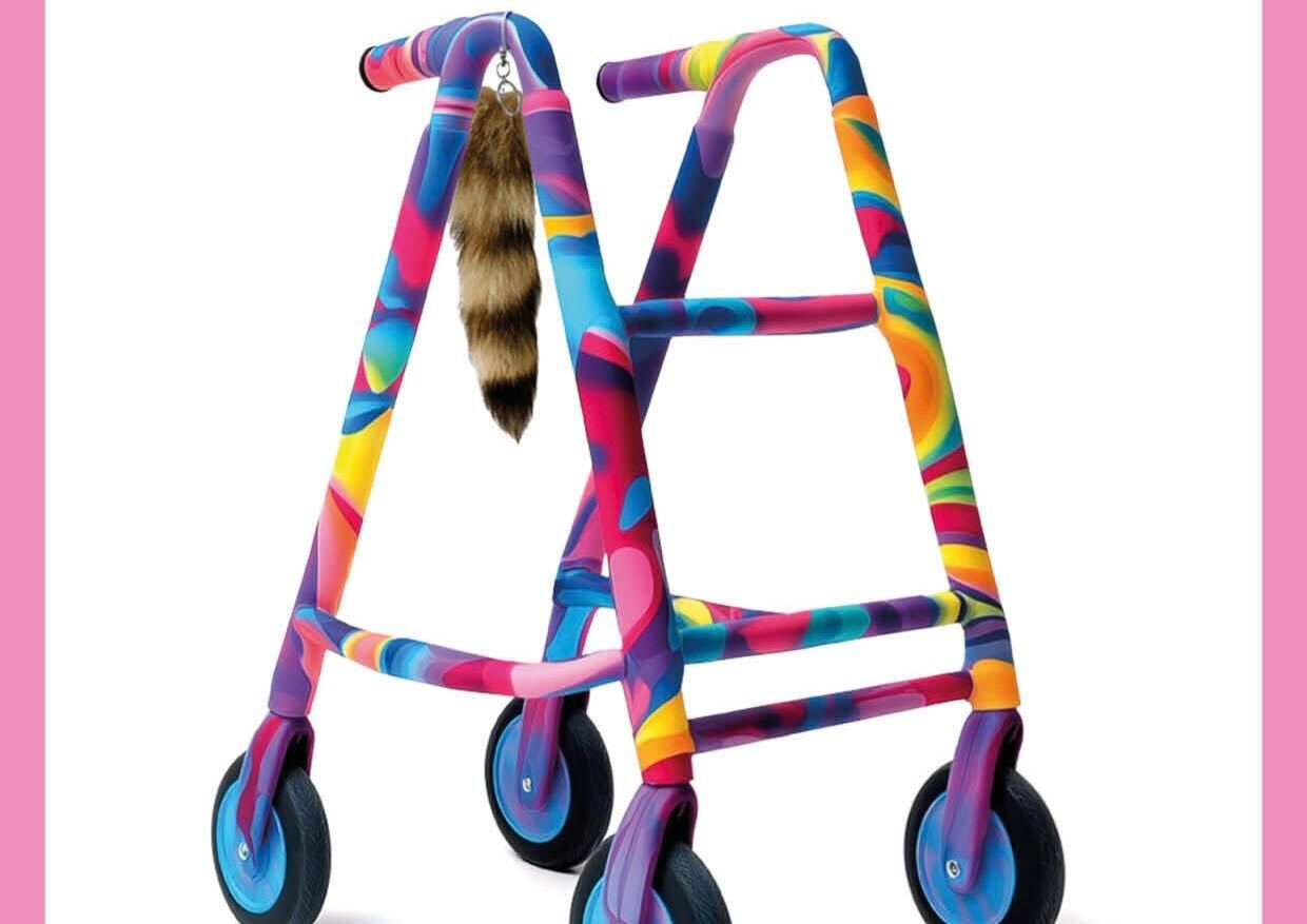 Ein bunter Rollator