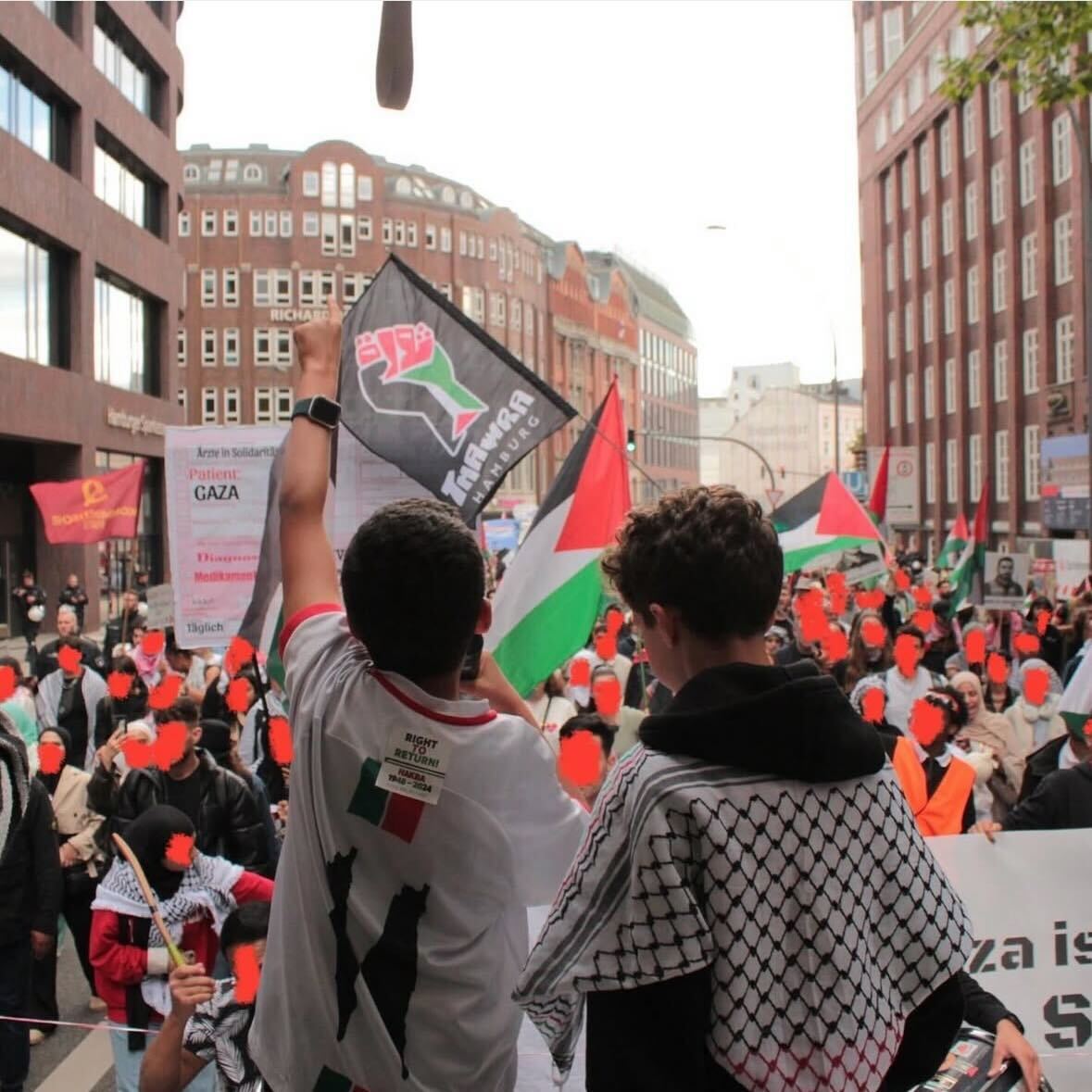 Pro-Palästina-Demo in Hamburg
