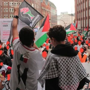 Pro-Palästina-Demo in Hamburg