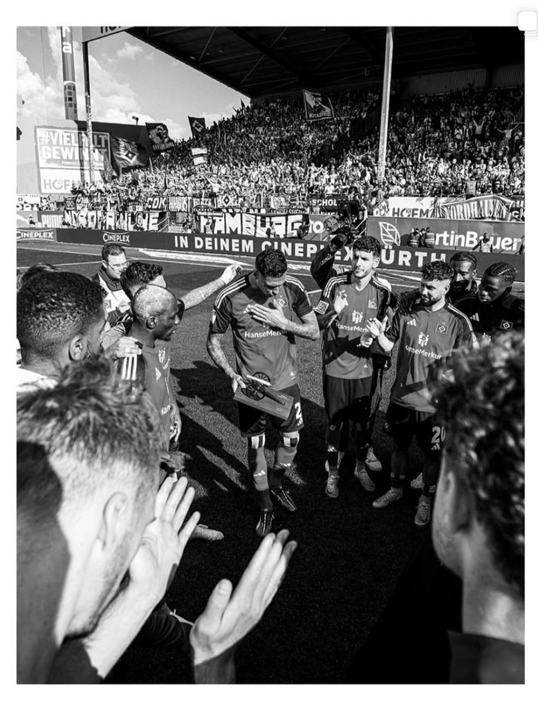 Mit diesem Foto sorgte Davie Selke in seiner Instagram-Story für Aufsehen.