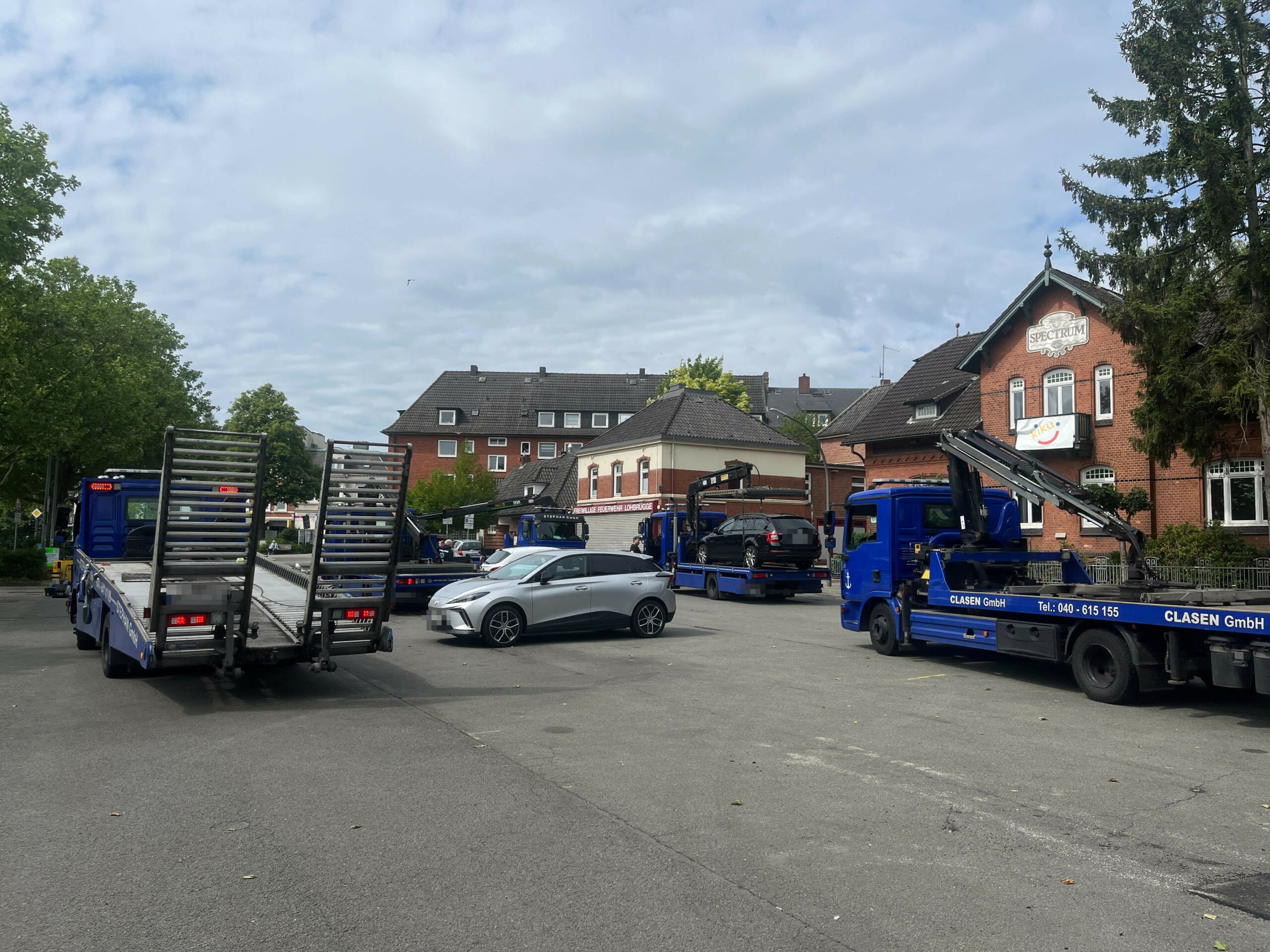 Abschlepper Lohbrügger Marktplatz
