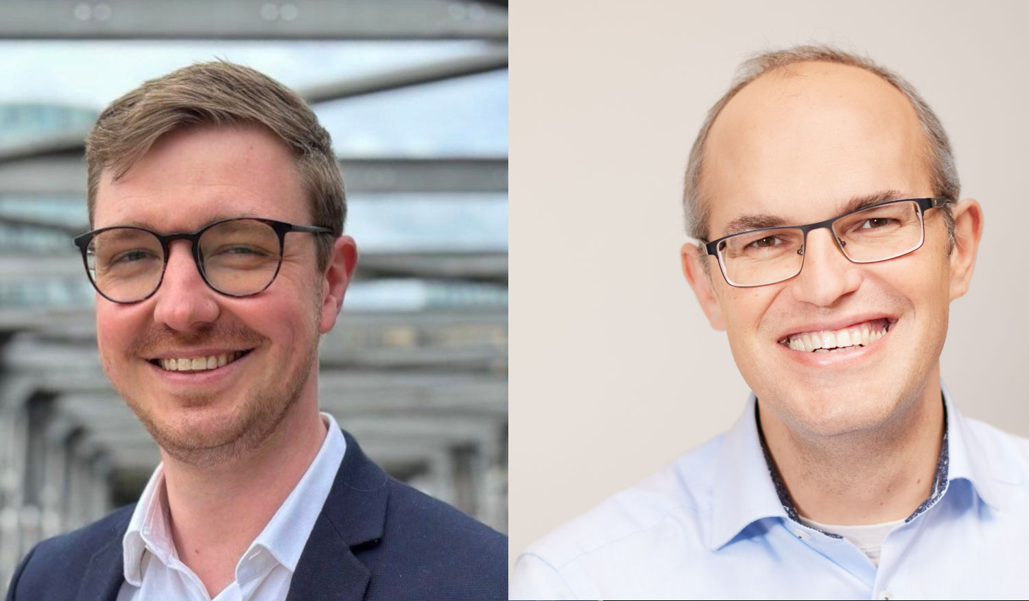 Sie wollen Bezirksamtschef werden: Julian Georg (Die Linke, l.) und Christian Carstensen (SPD).