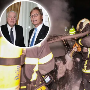 Milliardär Klaus-Michael Kühne (l.) und sein Vertrauter Karl Gernandt.