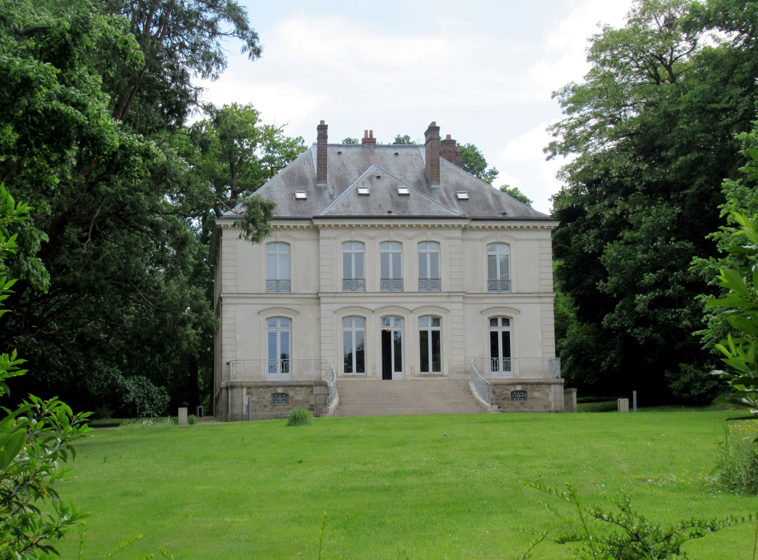 Karl Lagerfelds Anwesen in Louveciennes vor den Toren von Paris.