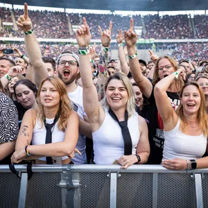 42.000 Fans feiern Linkin Park in Hannover.