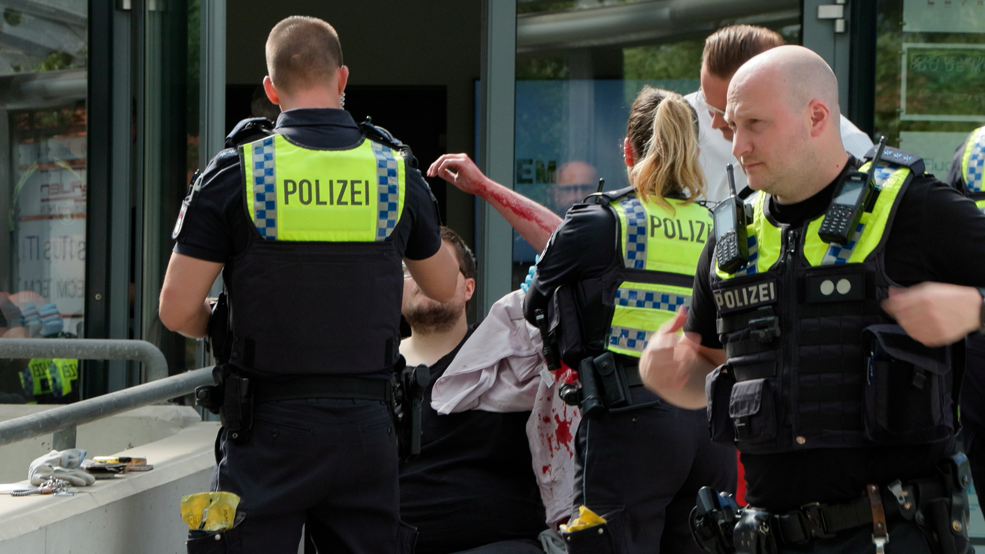 Streit auf Firmengelände