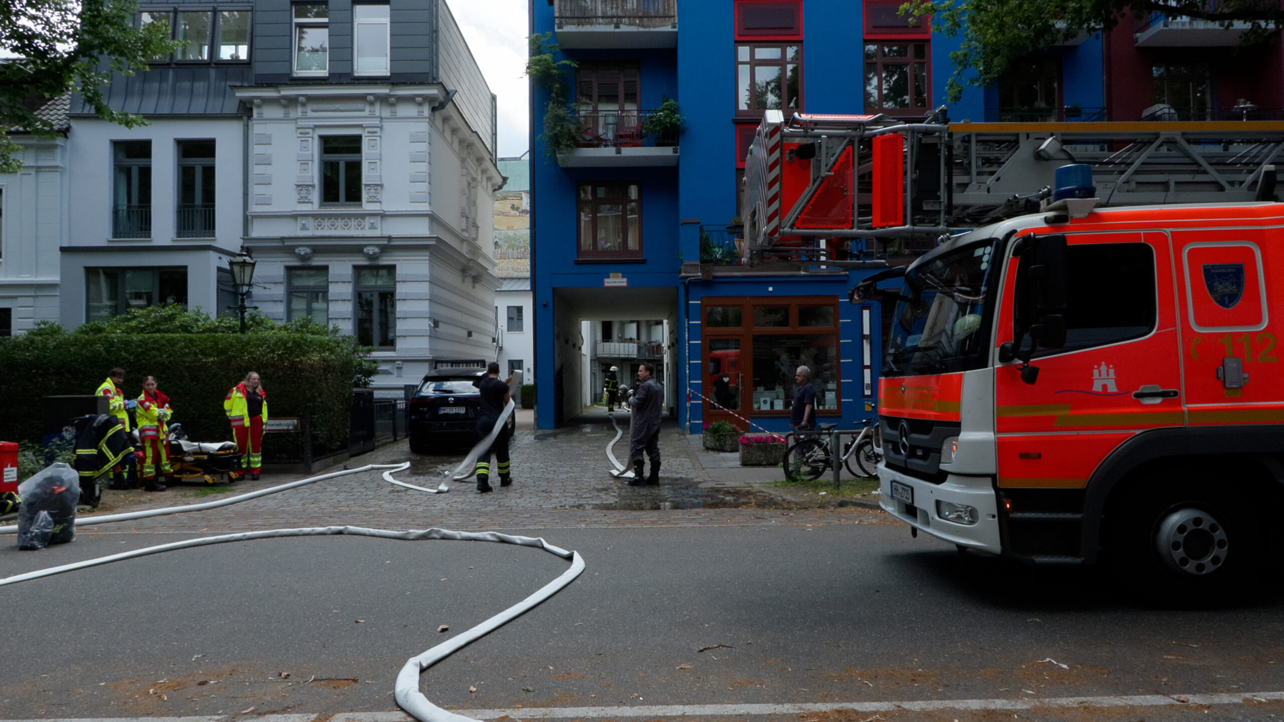 Wohnungsbrand in Eppendorf – Feuerwehr rettet Bewohner