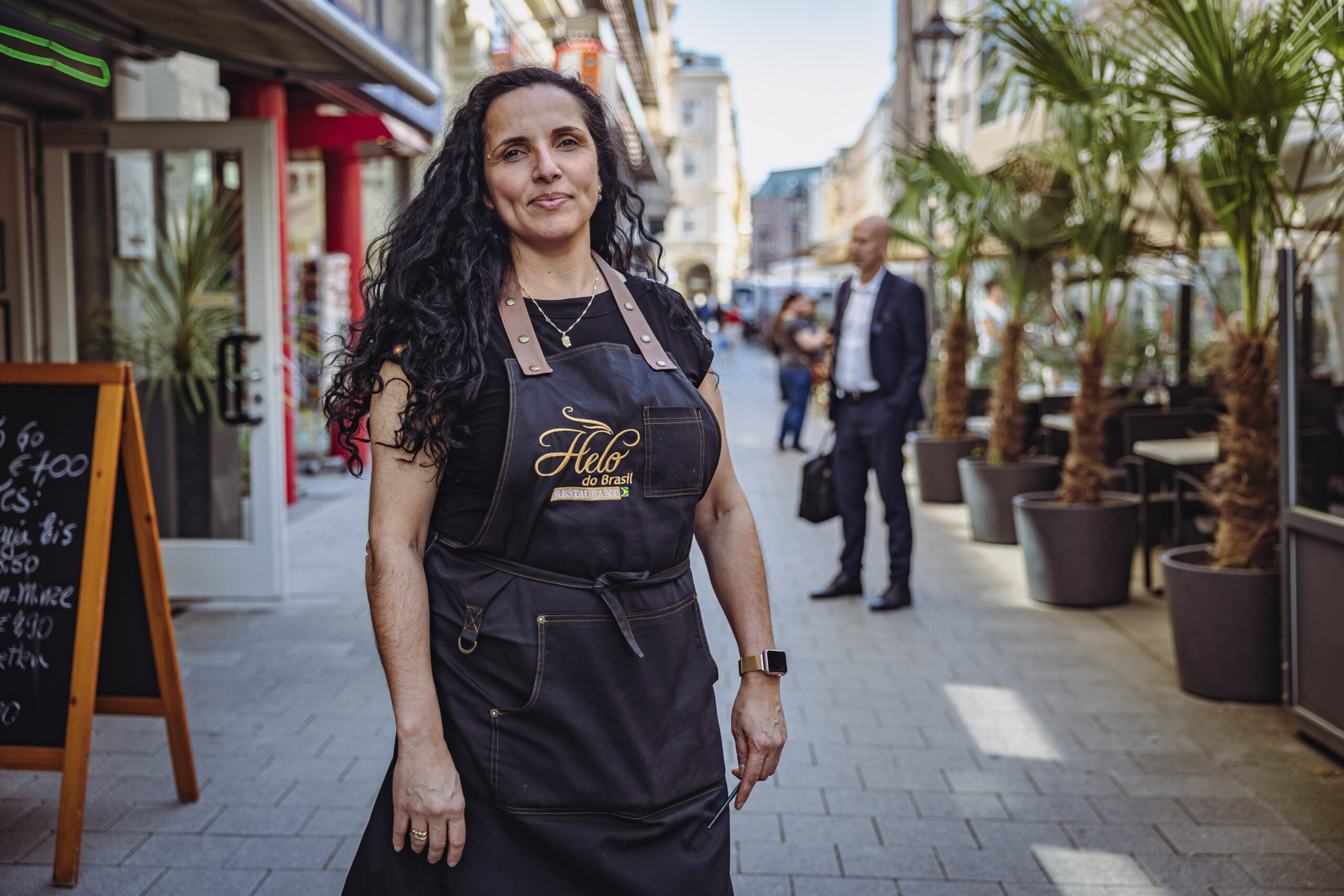 Das Restaurant von Helo De Souza hat durch die Bauarbeiten mit hohen Verlusten zu kämpfen.