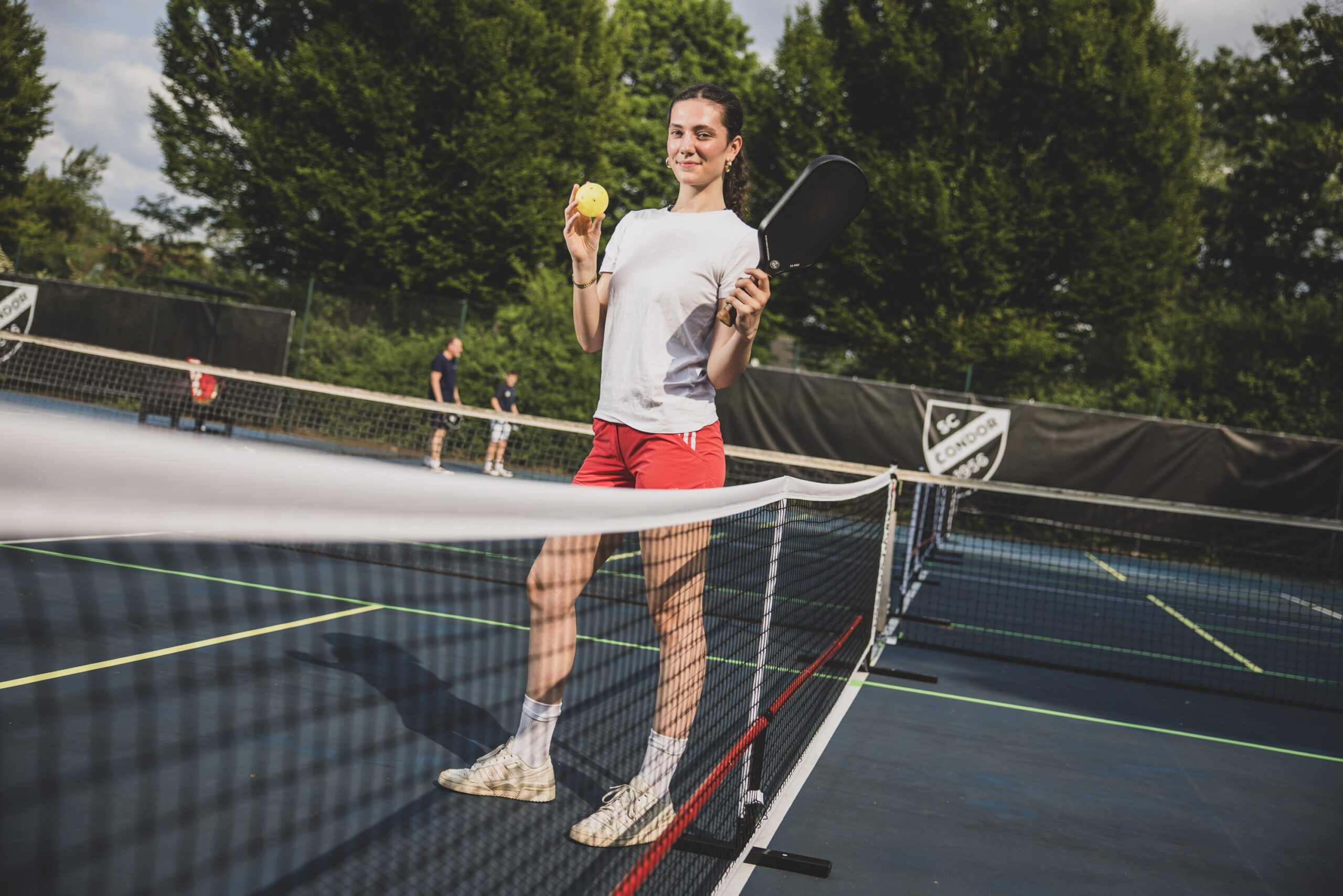 Mathilda Münchenbach beim Pickleball