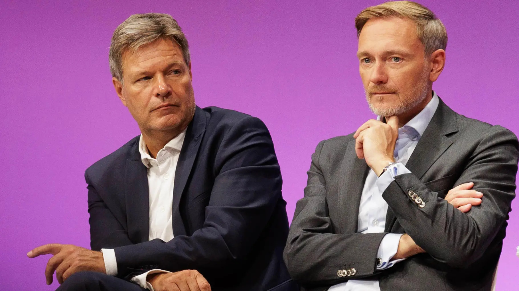 Bundesminister Robert Habeck und Christian Lindner