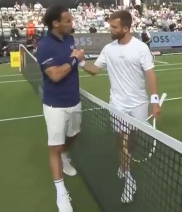 Fabio Fognini beschimpft Gegenspieler Corentin Moutet