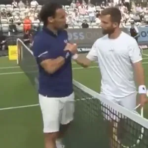 Fabio Fognini beschimpft Gegenspieler Corentin Moutet