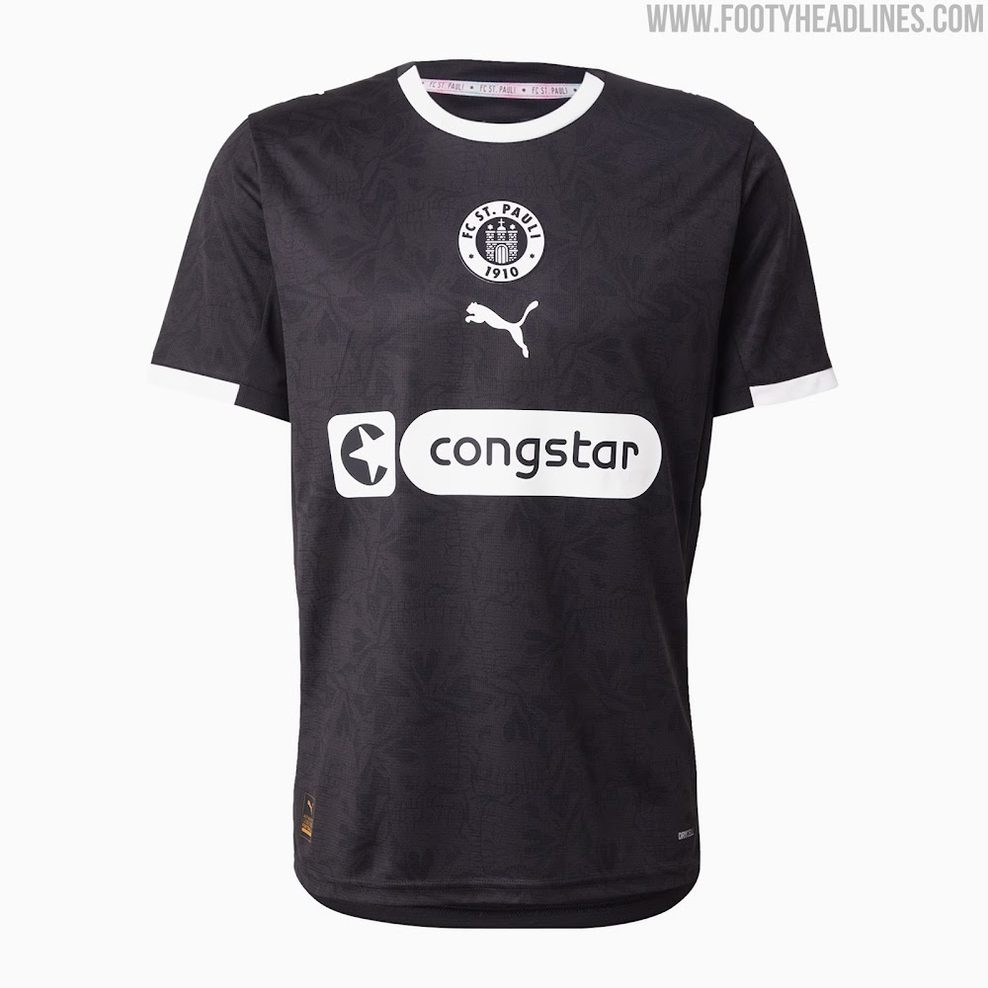 So soll das neue Ausweichtrikot des FC St. Pauli aussehen.