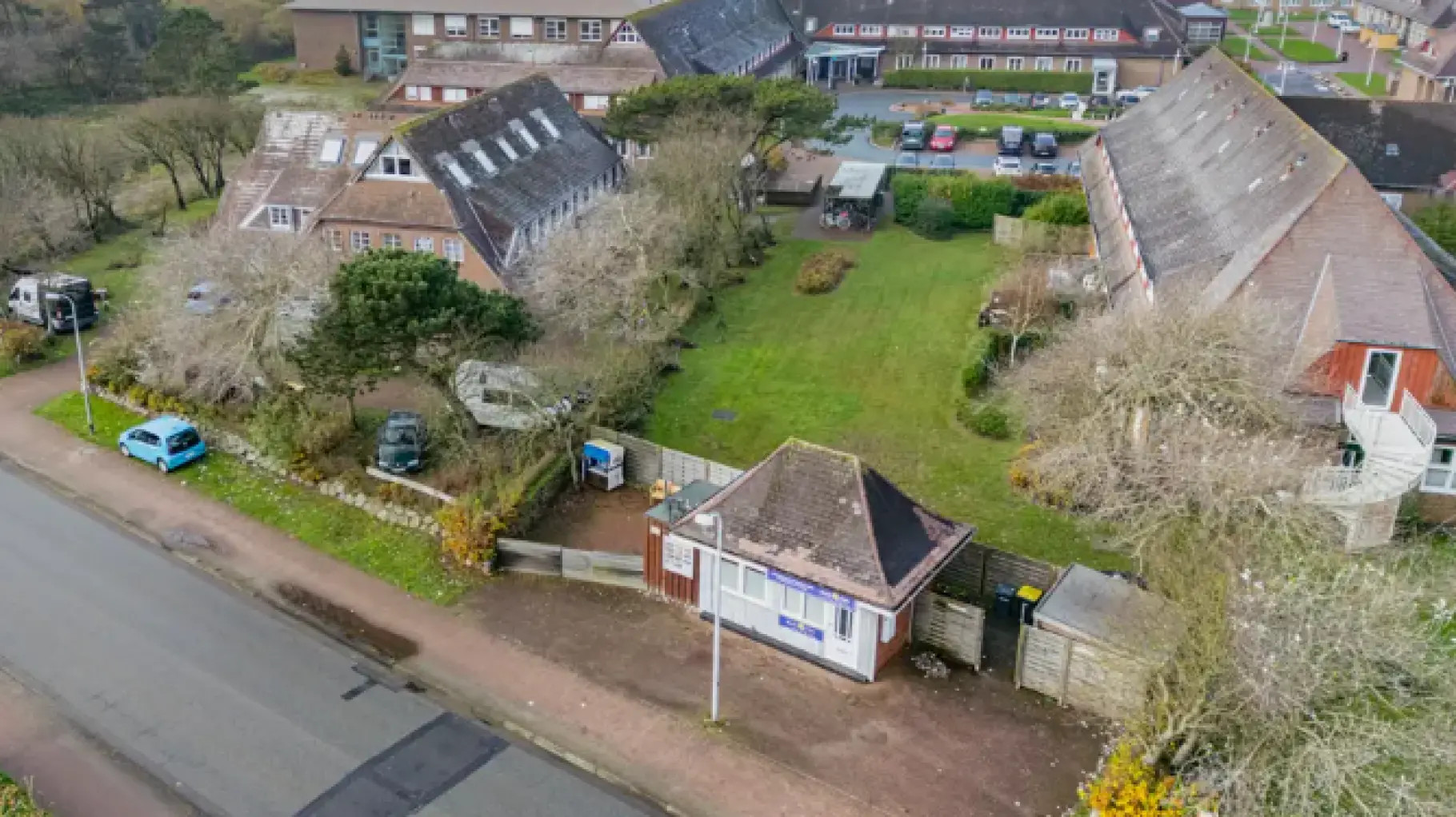 Die ehemalige Pommesbude in Westerland auf Sylt.