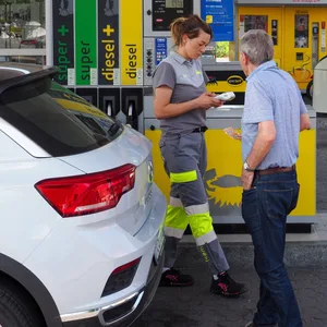 Tankstelle in Italien (Symbolbild).