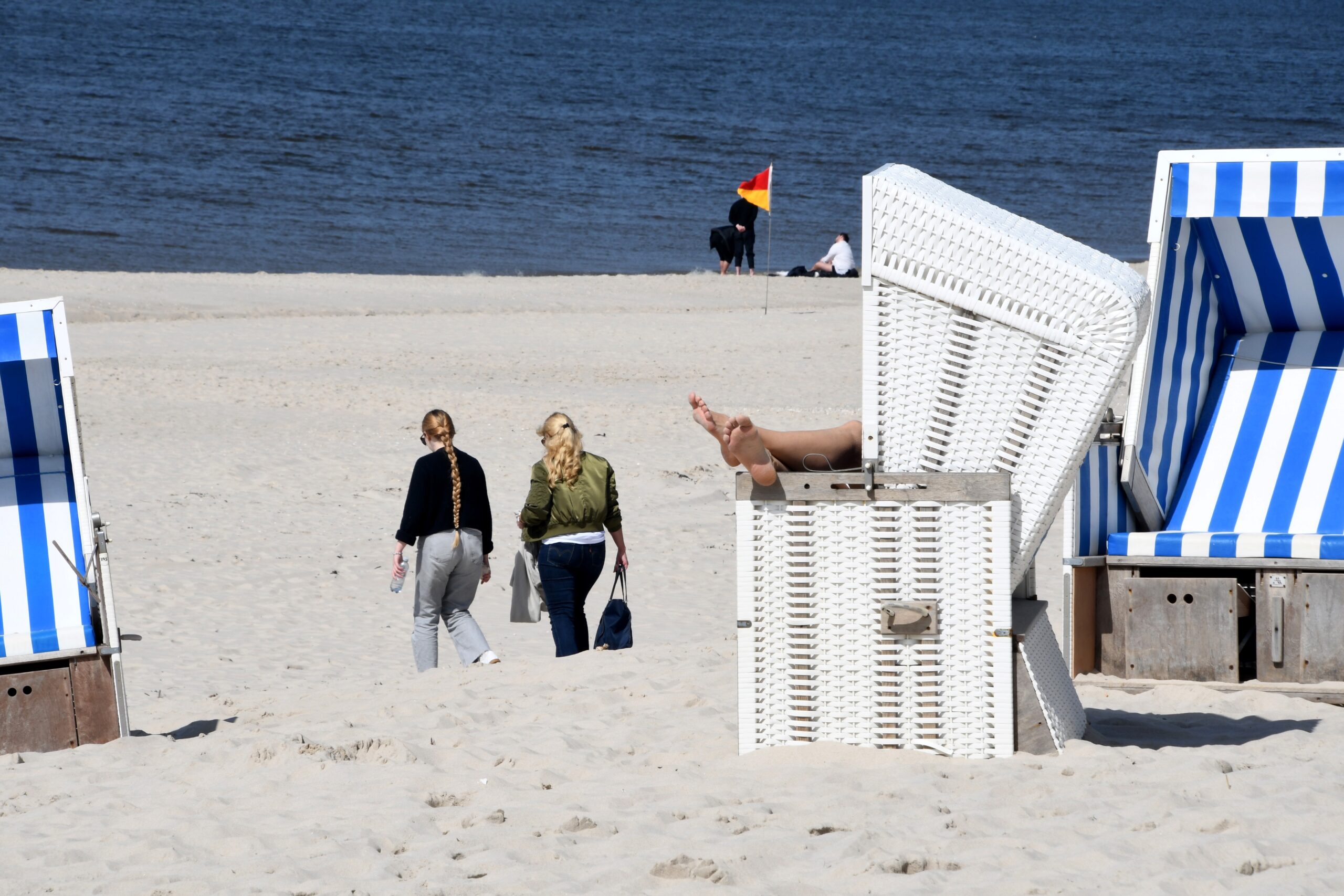 Strandkörbe auf Sylt.