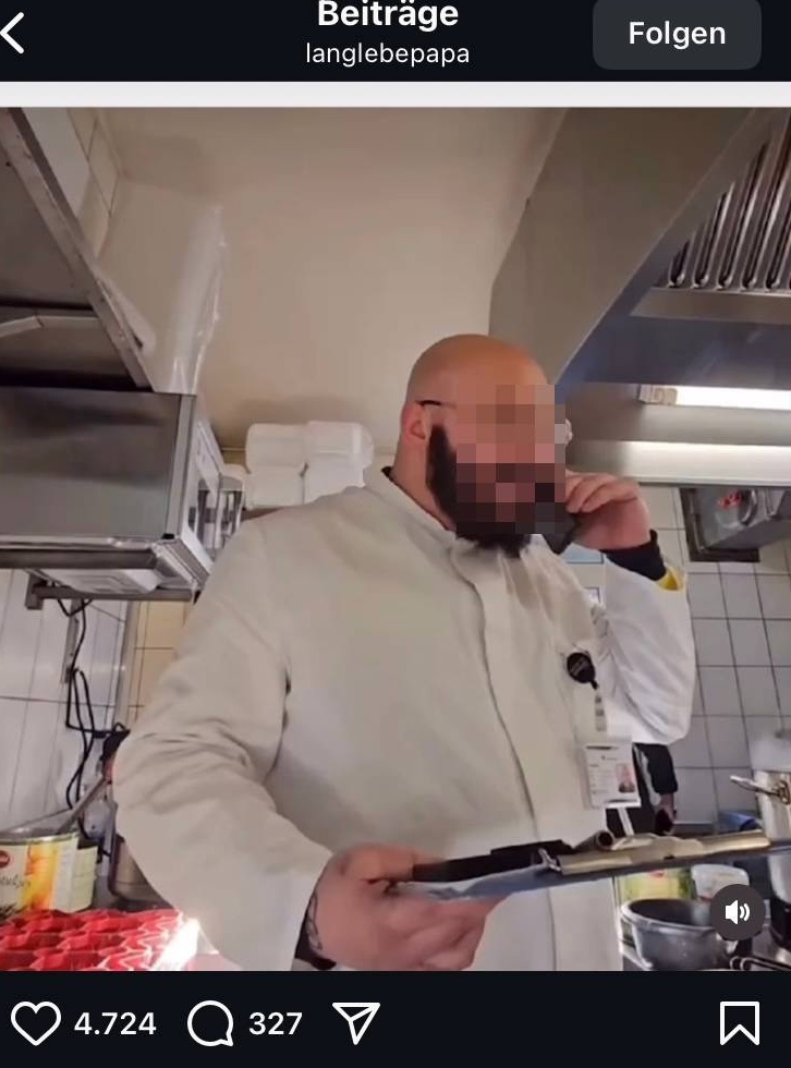 „Langlebepapa“ auf einem seiner bei Instagram hochgeladenen Fotos.