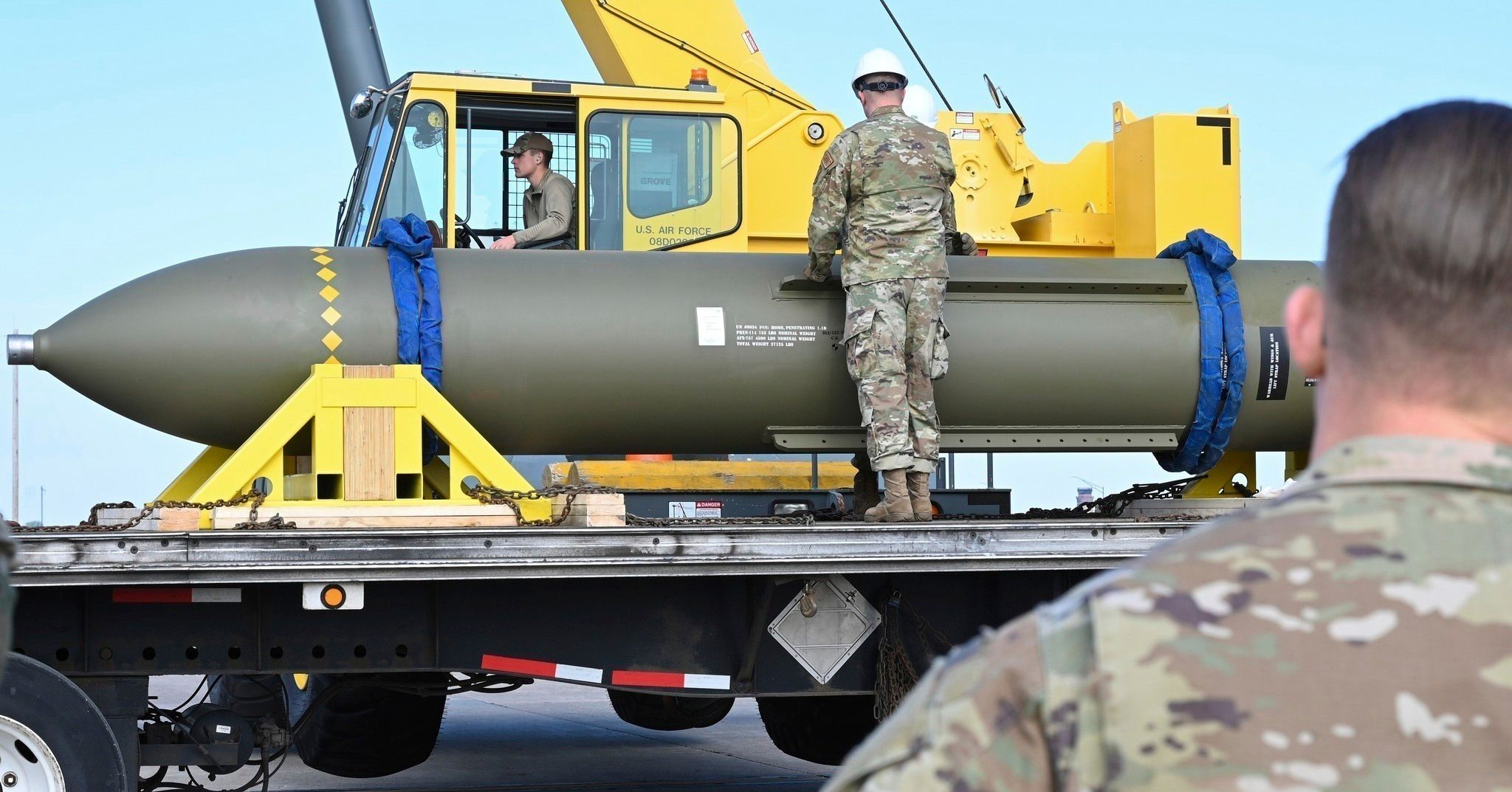 Luftwaffenangehörige auf dem Luftwaffenstützpunkt Whiteman in Missouri