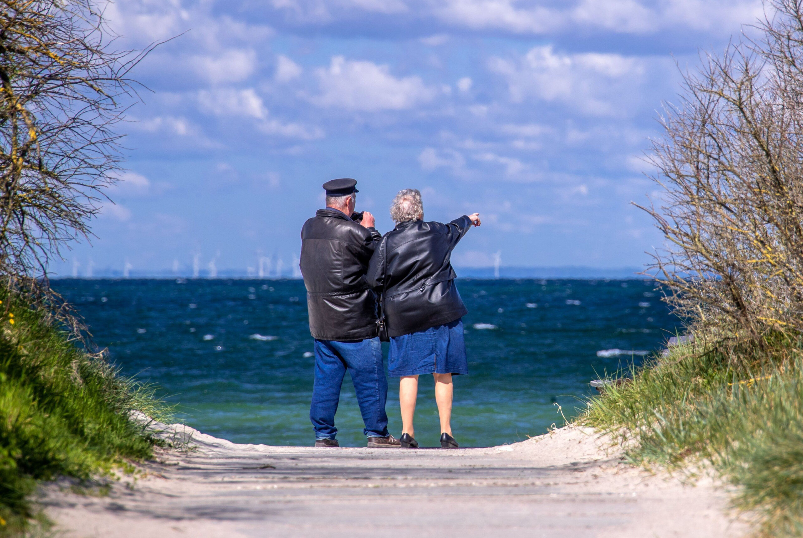 Rentner am Meer