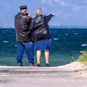 Rentner am Meer