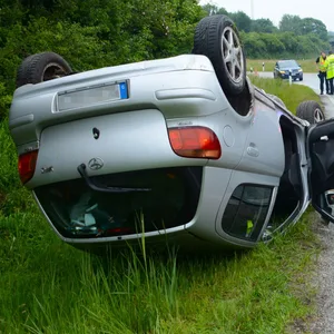 Die Unfallstelle auf der A1 bei Witzhave.