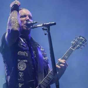 Michael Poulsen von Volbeat live (Archivbild).