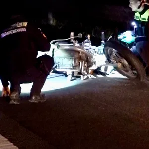 Der Unfallort auf der A1 bei Hittfeld.