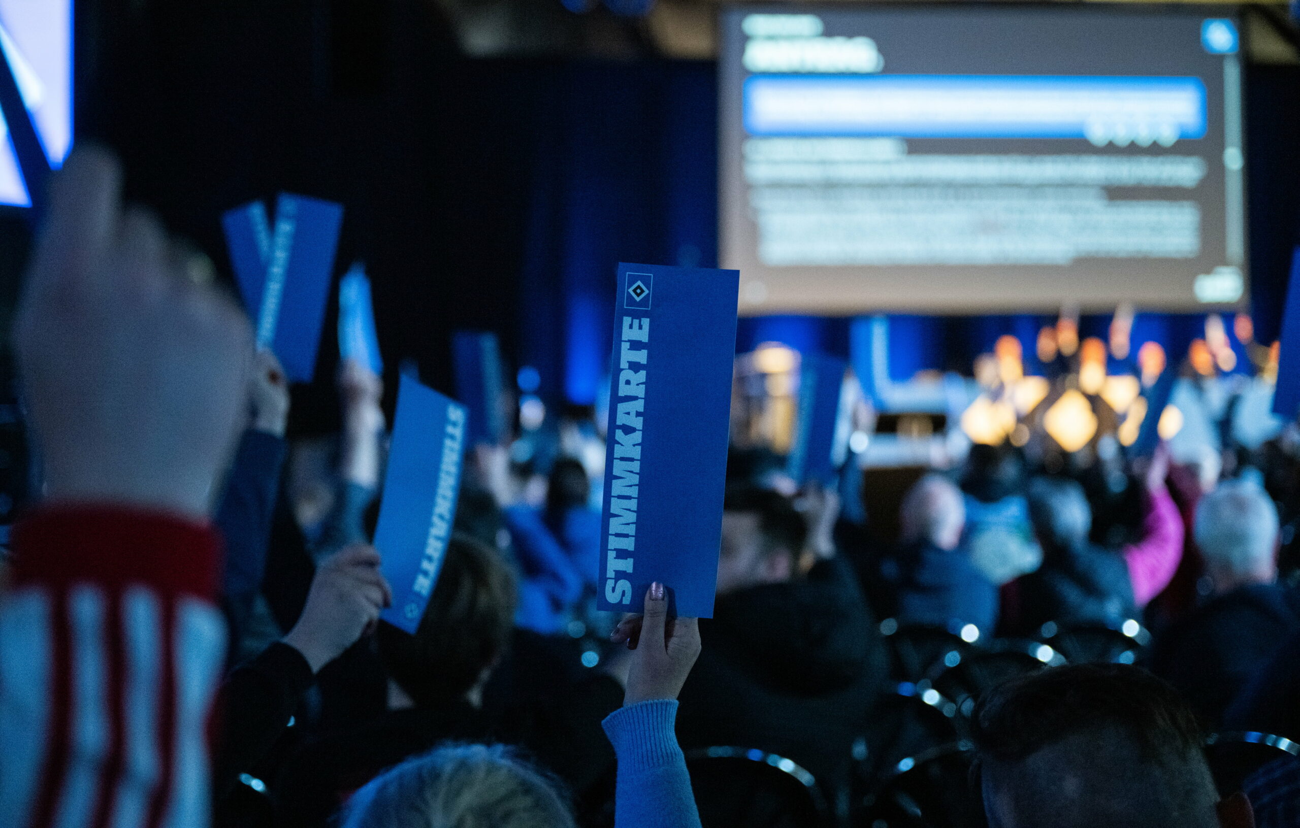 HSV-Stimmkarte bei der Mitgliederversammlung