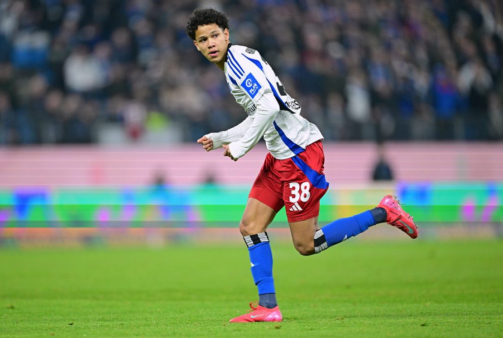 Alexander Røssing-Lelesiit in einem HSV-Spiel