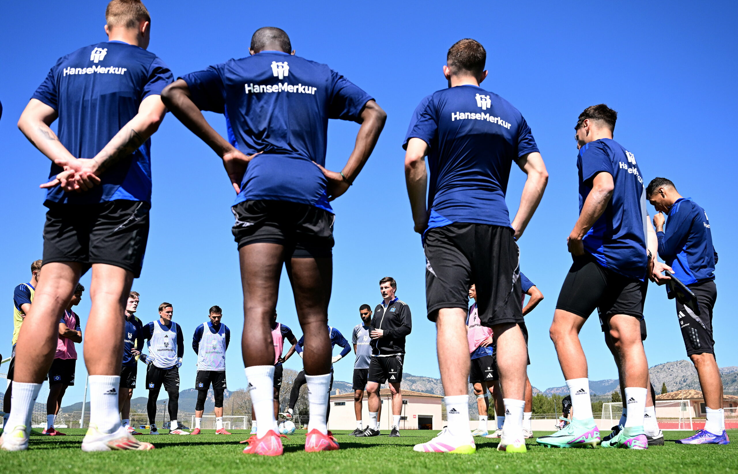 Polzins Spielerkreis beim Trainingslager auf Mallorca
