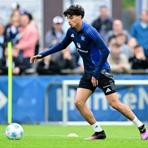 Omar Megeed im HSV-Training
