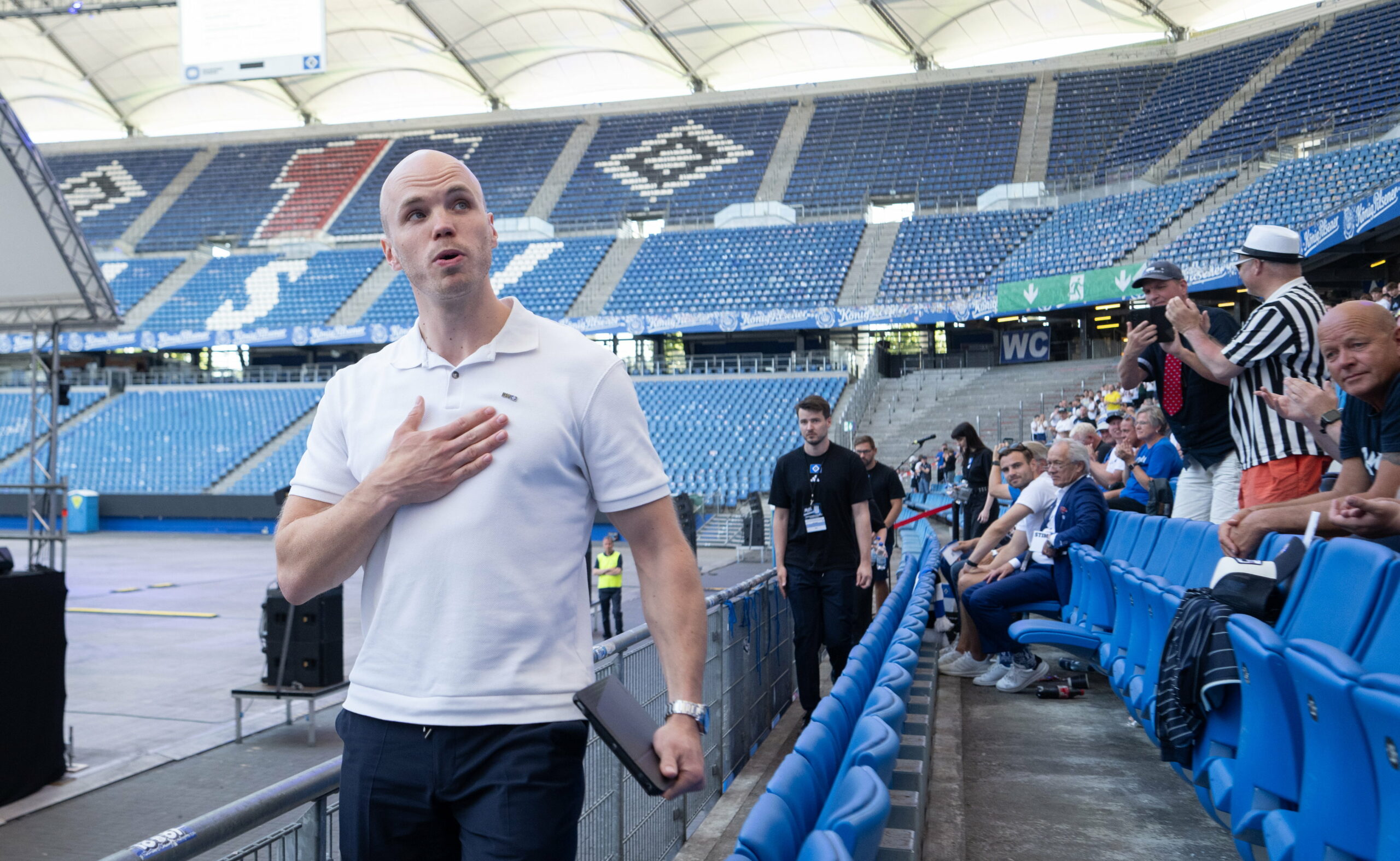 Henrik Köncke freut sich über seine Wahl zum HSV-Präsidenten