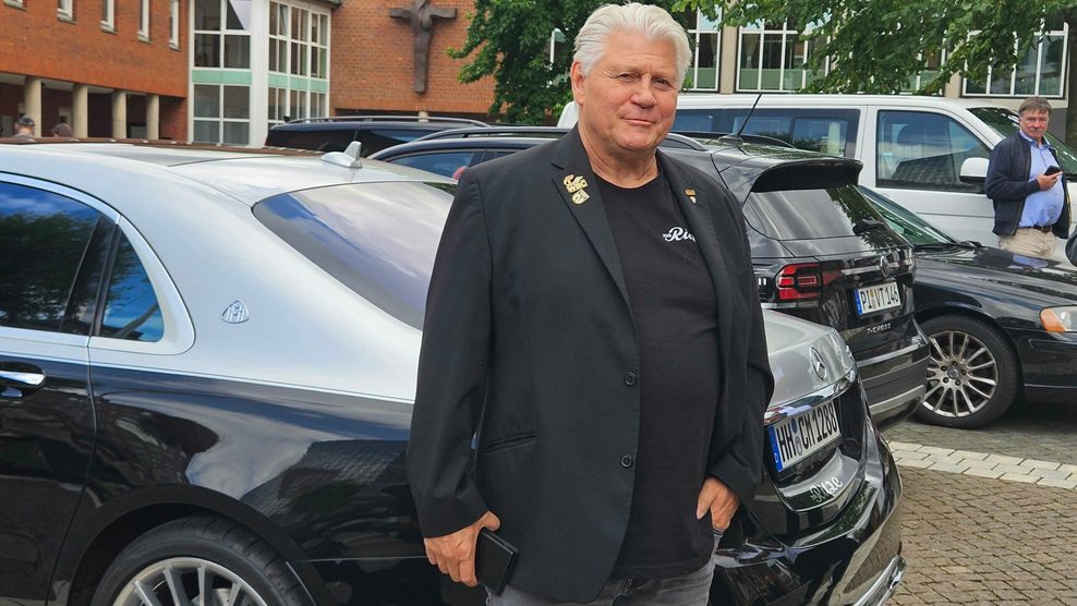 Carsten Marek fuhr im Maybach vor den Michel.