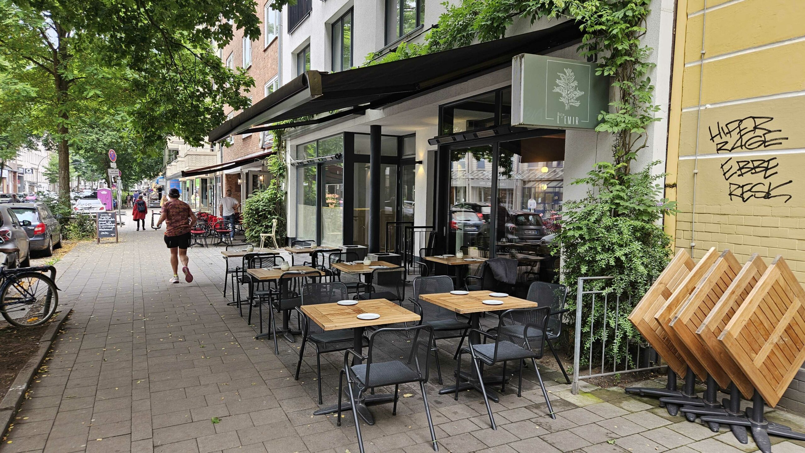 Das Bistro „L’Emir“ in Winterhude ist geschlossen.