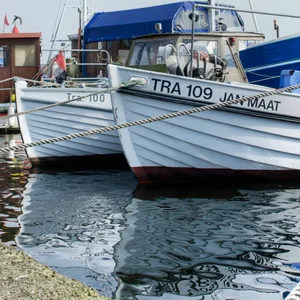 Fischerboote im Hafen in Travemünde