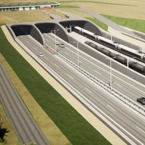 Visualisierung des Fehmarnsundtunnels