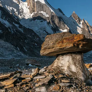 Das Gebirge um den Laila Peak, wo Laura Dahlmeier tödlich verunglückte