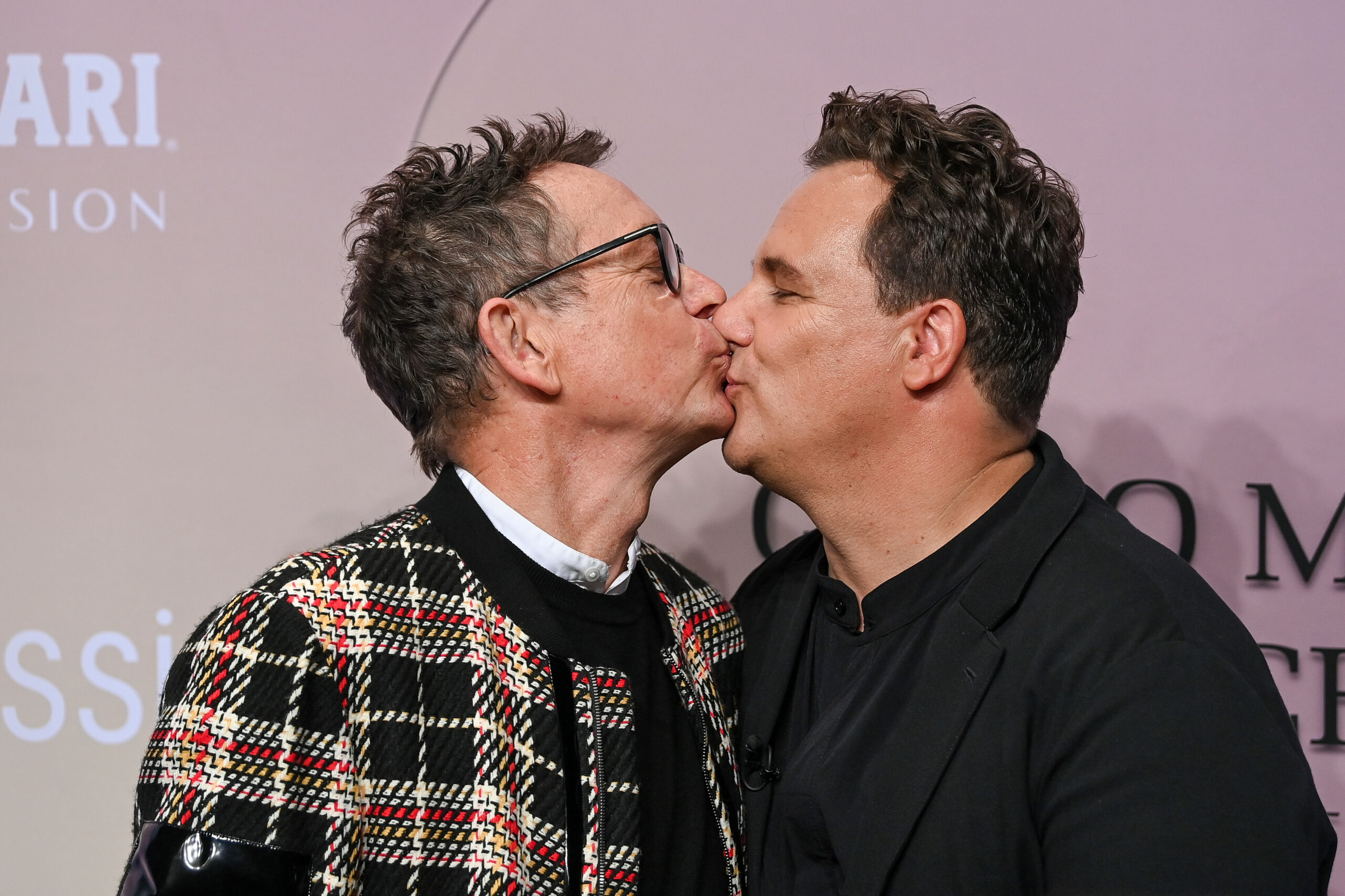 Modedesigner Guido Maria Kretschmer (r.) mit seinem Ehemann Frank. (Archivbild)