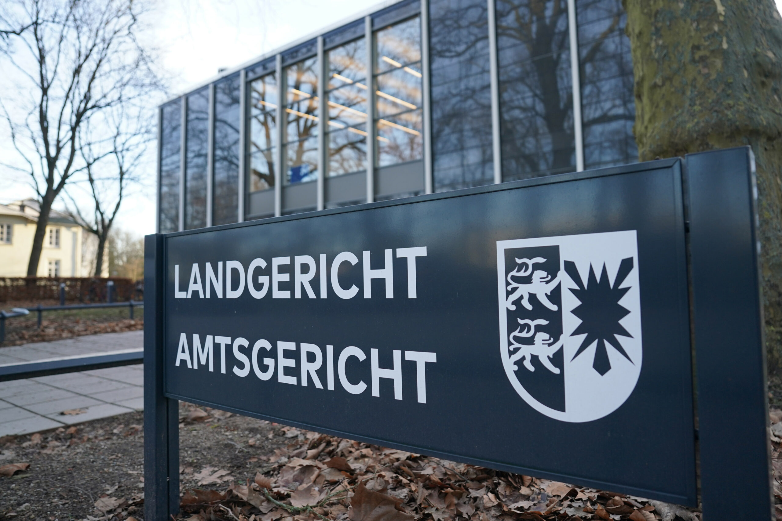 Blick auf das Landgericht und Amtsgericht Lübeck