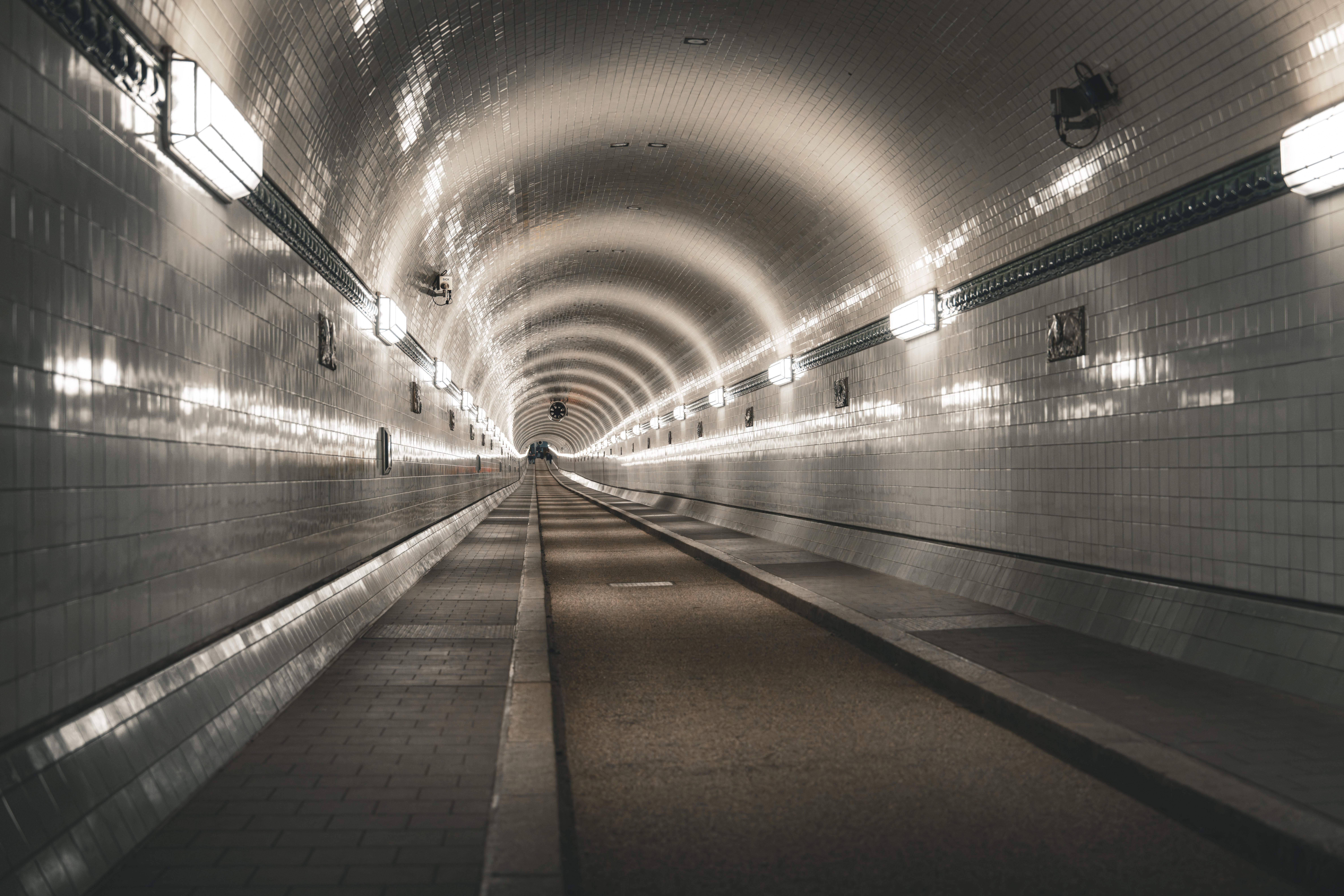 Der Alte Elbtunnel in Hamburg